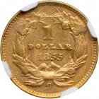 1855-C $1 Gold Indian. NGC MS61 - 2