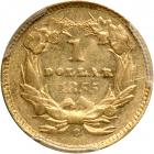 1855-C $1 Gold Indian. PCGS AU53 - 2