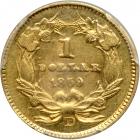 1859-D $1 Gold Indian. PCGS MS62 - 2