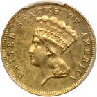 1876 $3 Gold