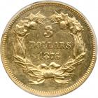 1876 $3 Gold - 2