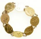 8-piece Lady's $2.50 Indian Gold Bracelet