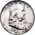 1950 Franklin Half Dollar. PCGS PF67