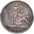 France. Silver Jeton, 1777. PCGS AU50 - 2