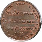 Great Britain - Middlesex. Farthing Token, 1795. PCGS MS63 - 2