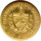 Cuba. Proof Peso, 1915. NGC PF64 - 2