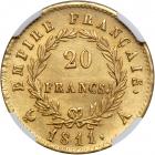 France. 20 Francs, 1811-A. NGC MS63 - 2