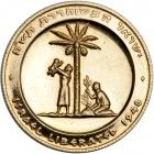 Israel. Liberation (Judaea Capta-Israel Liberata), State Gold Medal, 1962. BU