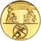 Israel. Rothschilds (Knesset), State Gold Medal, 1966. BU - 2