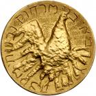 Israel. El Al (Hebrew Alphabet), State Gold Medal, 1969. UNC