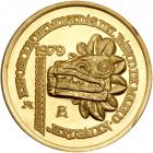 Israel- Mexico Coin Exhibition, Official Award Gold Medal, 1979. BU