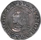 France - Lorraine. Teston, 1544. PCGS AU55