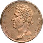 French Colonies. 5 Centimes, 1825-A. PCGS MS64