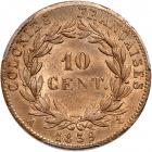 French Colonies. 10 Centimes, 1839-A. PCGS MS64 - 2