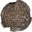 Great Britain. Sixpence, 1646. NGC MS61 - 2