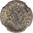 Great Britain. Pattern Silver Farthing, 1694. NGC MS65