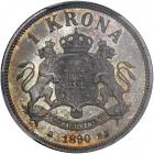 Sweden. Krona, 1890-EB. PCGS MS66 - 2