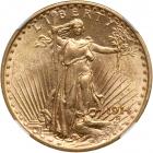 1914-S $20 St. Gaudens. NGC MS63