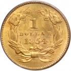 1854 $1 Gold Indian. PCGS MS63 - 2