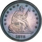 1878 Liberty Seated Quarter Dollar. NGC PF63