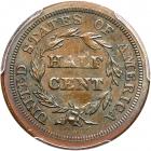 1848 First Restrike Breen 1-B R5+. PCGS PF64 - 2