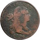 1796 S-117 R5+ Draped Bust G6