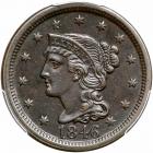 1846 N-14 R3 Tall Date. PCGS AU55