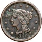 1846 N-23 R5+ Tall Date with Repunched 1 VG10