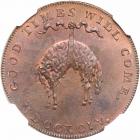 Great Britain. Halfpenny Token, ND. NGC MS65