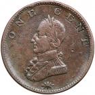 (1815-20) Washington Double Head Cent with Plain Edge Breen-1204 VF25