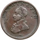 (1815-20) Washington Double Head Cent with Plain Edge Breen-1204 VF25 - 2