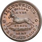 1837 Hard Times Token Low-18 Rulau HT-32 R1 MS60+