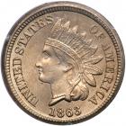 1863 Indian Head Cent. PCGS MS64