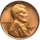 1937-S Lincoln Cent. PCGS MS67