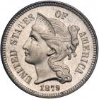 1879 Nickel Three Cents. PCGS PF65