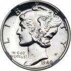 1940 Mercury Dime. NGC PF65