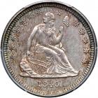 1840-O Liberty Seated Quarter Dollar. Drapery