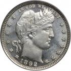 1892 Barber Quarter Dollar. PCGS MS64