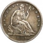 1864-S Liberty Seated Half Dollar. PCGS EF40