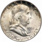 1951-S Franklin Half Dollar. PCGS MS66