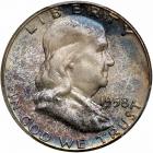 1958 Franklin Half Dollar. PCGS MS66