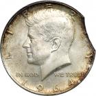 1964 Kennedy Half Dollar. PCGS MS65