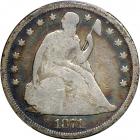 1871 Liberty Seated Dollar. PCGS G4