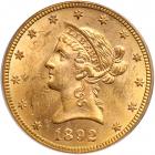 1892-S $10 Liberty. PCGS MS62