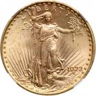 1922 $20 St. Gaudens. NGC MS62