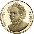 Israel. Albert Einstein, State Gold Medal, 1999. BU