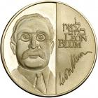 Israel. Leon Blum, State Gold Medal, 1999. BU