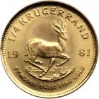 South Africa. ¼ Krugerrand, 1981. BU - 2