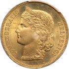 Switzerland. 20 Francs, 1890-B. PCGS MS65