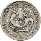 China - Chekiang. 20 Cents, ND (1899-1899). PCGS F12